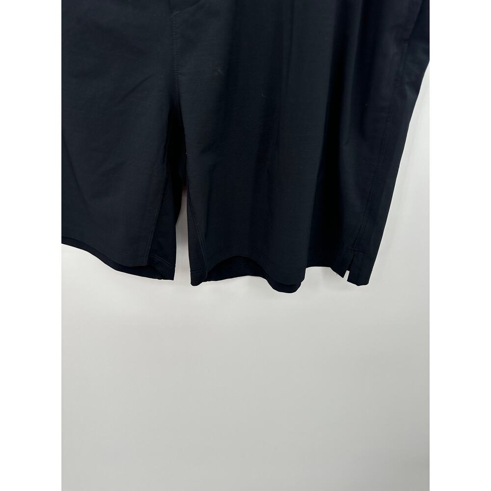 Fabletics Black Woven Training Shorts 8" Inseam Elastic Waistband Mens XL - Picture 4 of 6